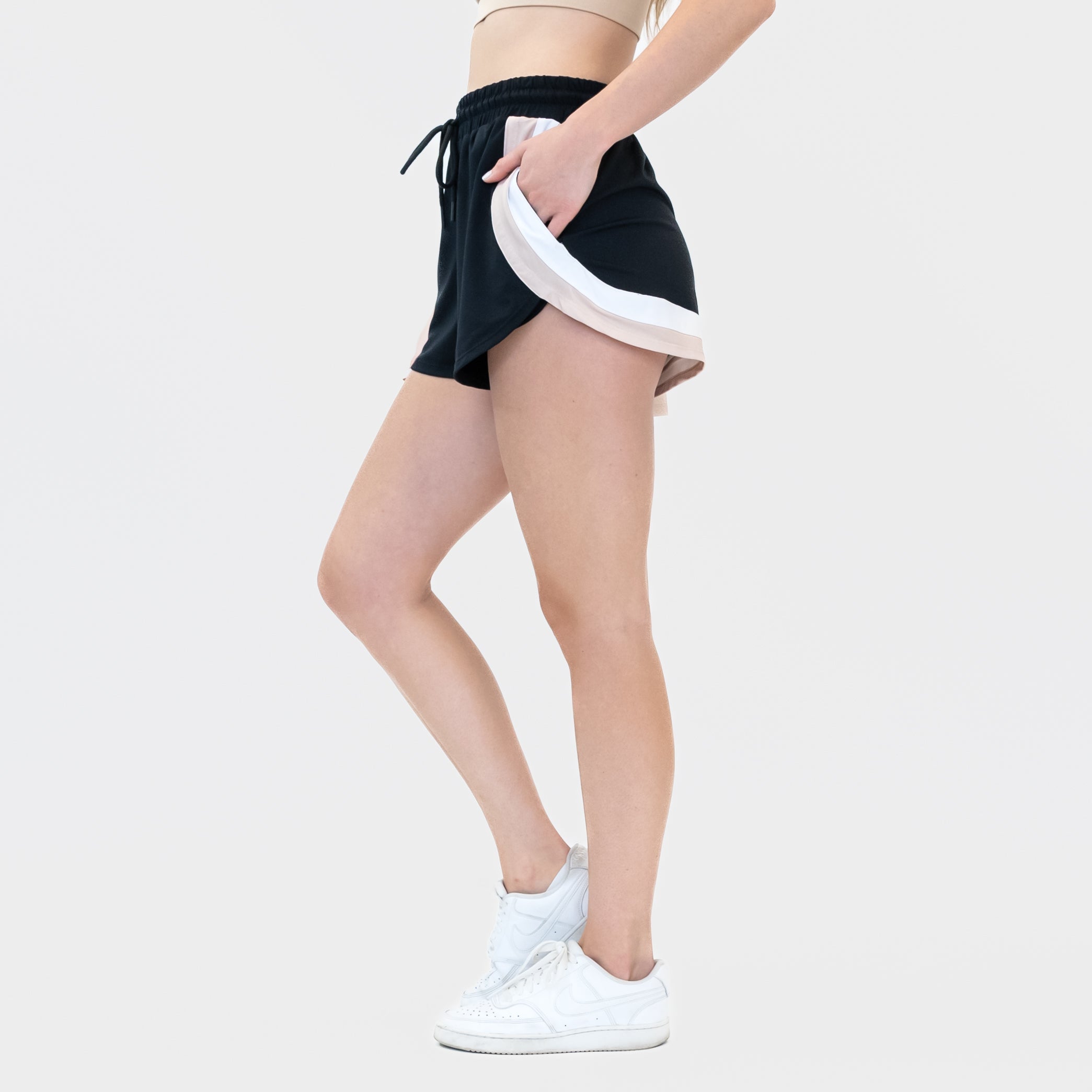 Rest Day Shorts - Black, Latte & Jet Stream - FINAL SALE