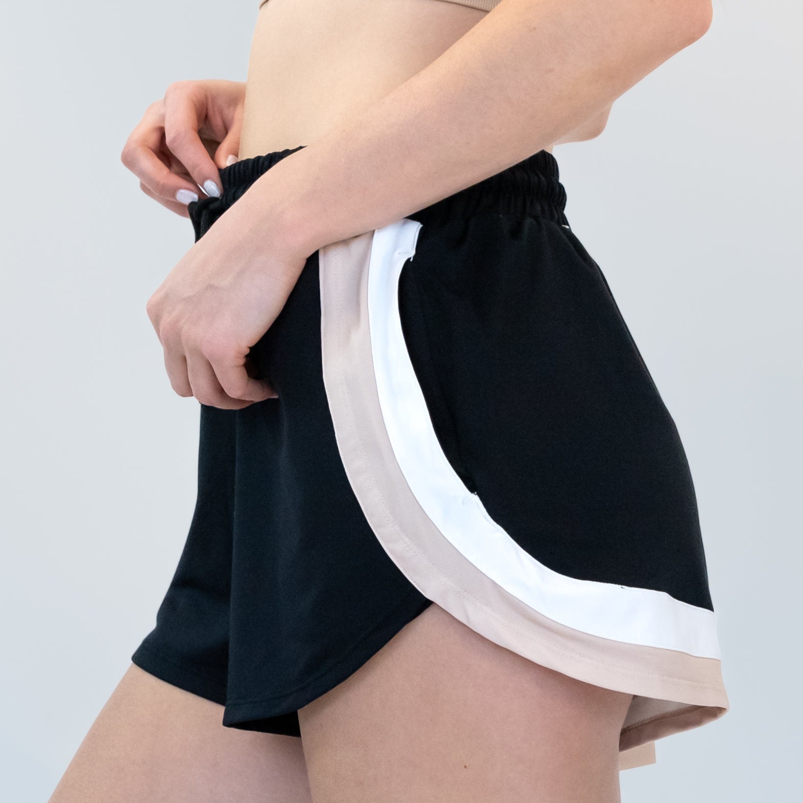 Rest Day Shorts - Black, Latte & Jet Stream - FINAL SALE