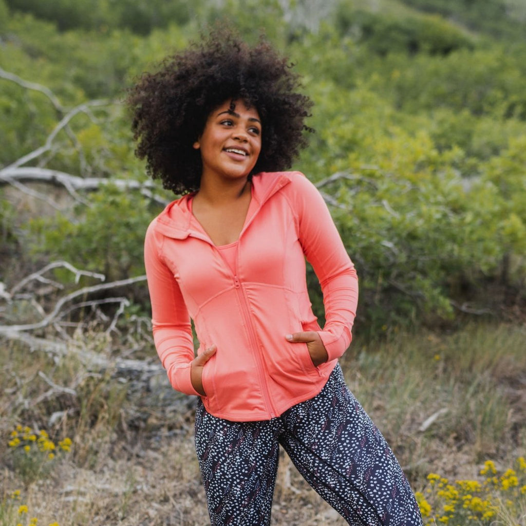 Sculpt Jacket - Coral - XS ONLY - FINAL SALE