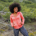 Sculpt Jacket - Coral - XS ONLY - FINAL SALE