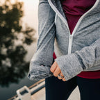 Sculpt Jacket - Heathered Gray - S & L ONLY - FINAL SALE