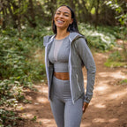 Sculpt Jacket - Heathered Gray - S & L ONLY - FINAL SALE