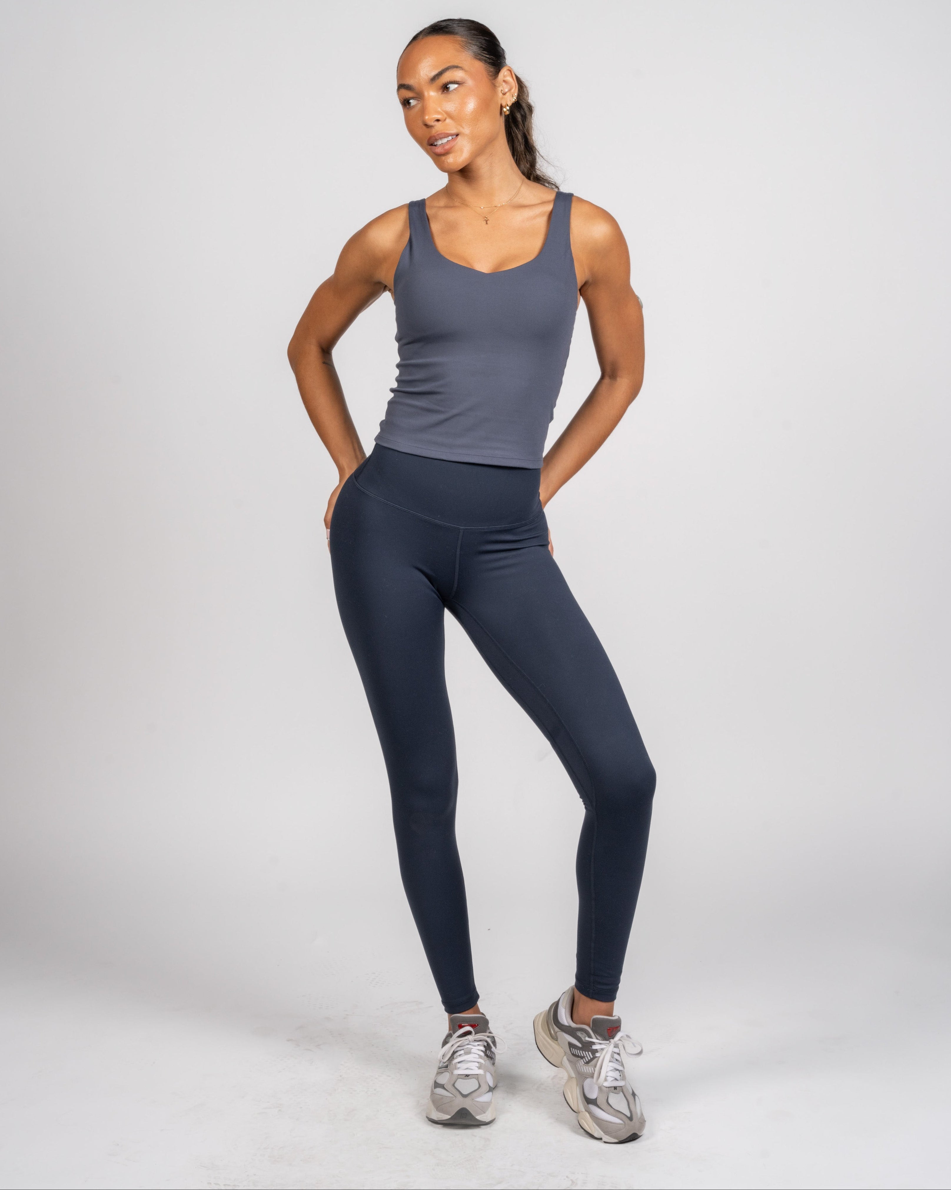 Skin Salutation Leggings - Navy