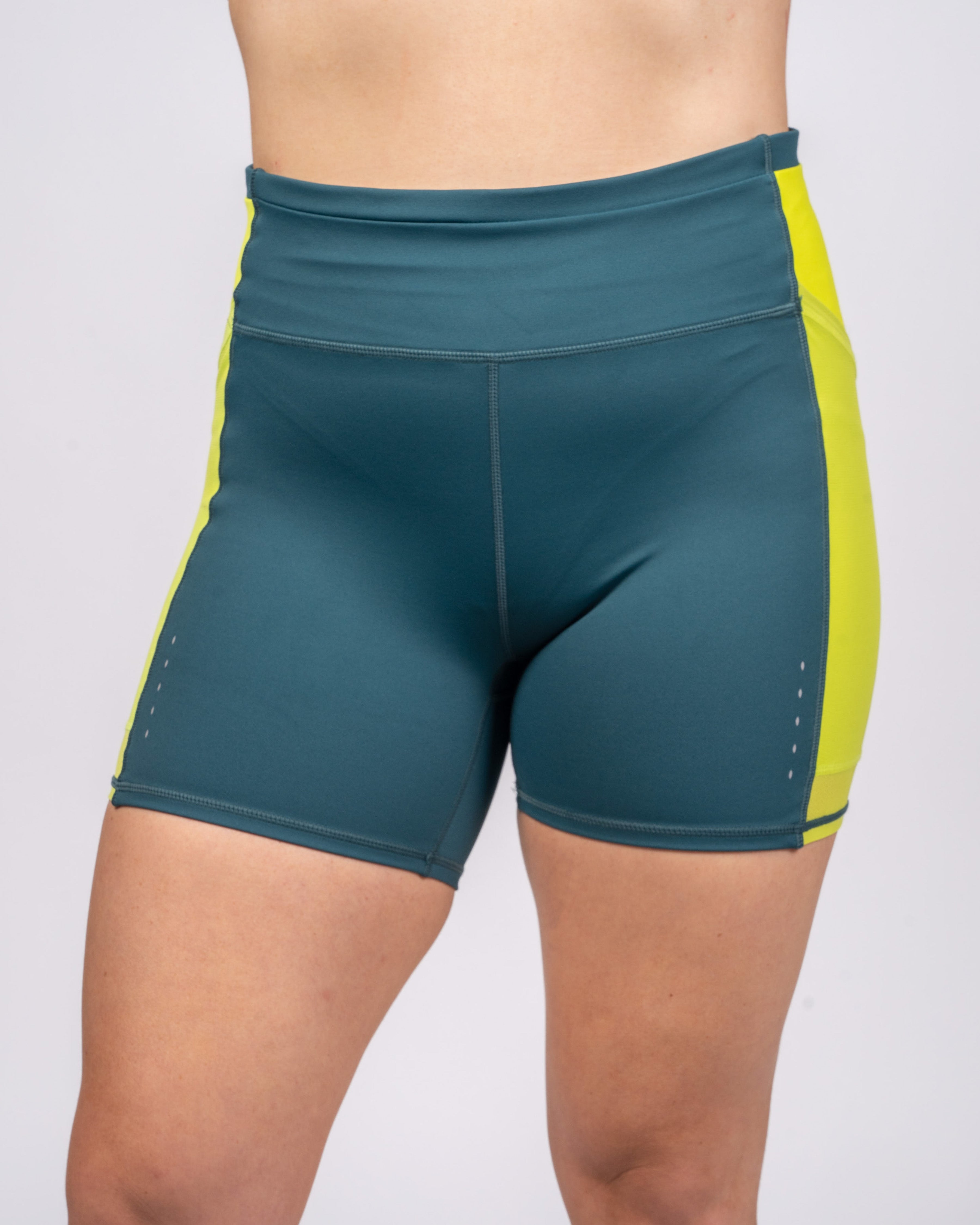 Lux Ultra Mesh Shorts (5 in. inseam) - Pacific/Margarita