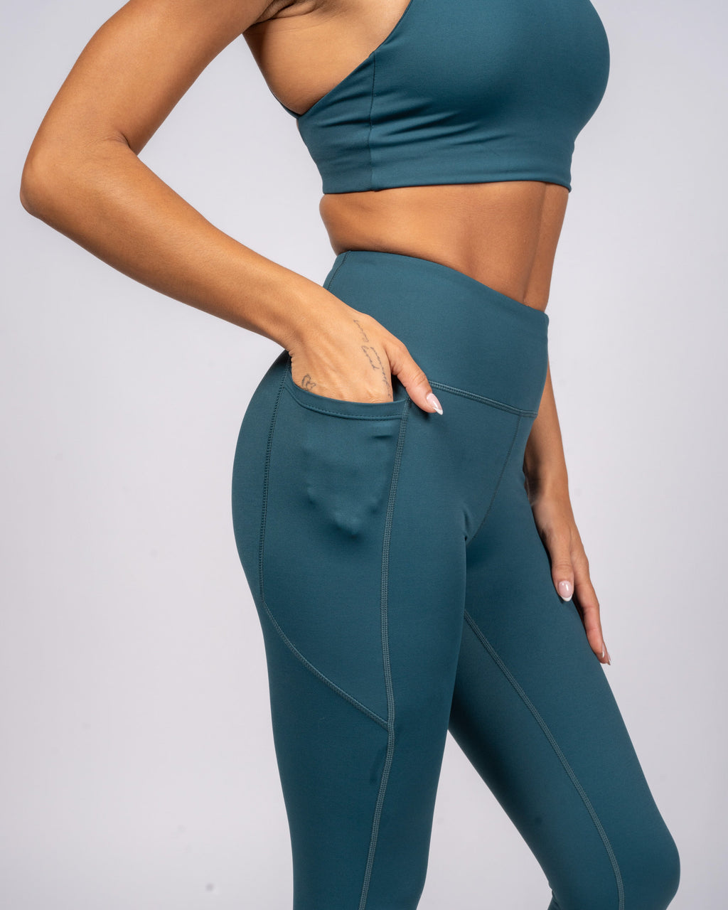 Lux Baseline Leggings (26 in.) - Pacific