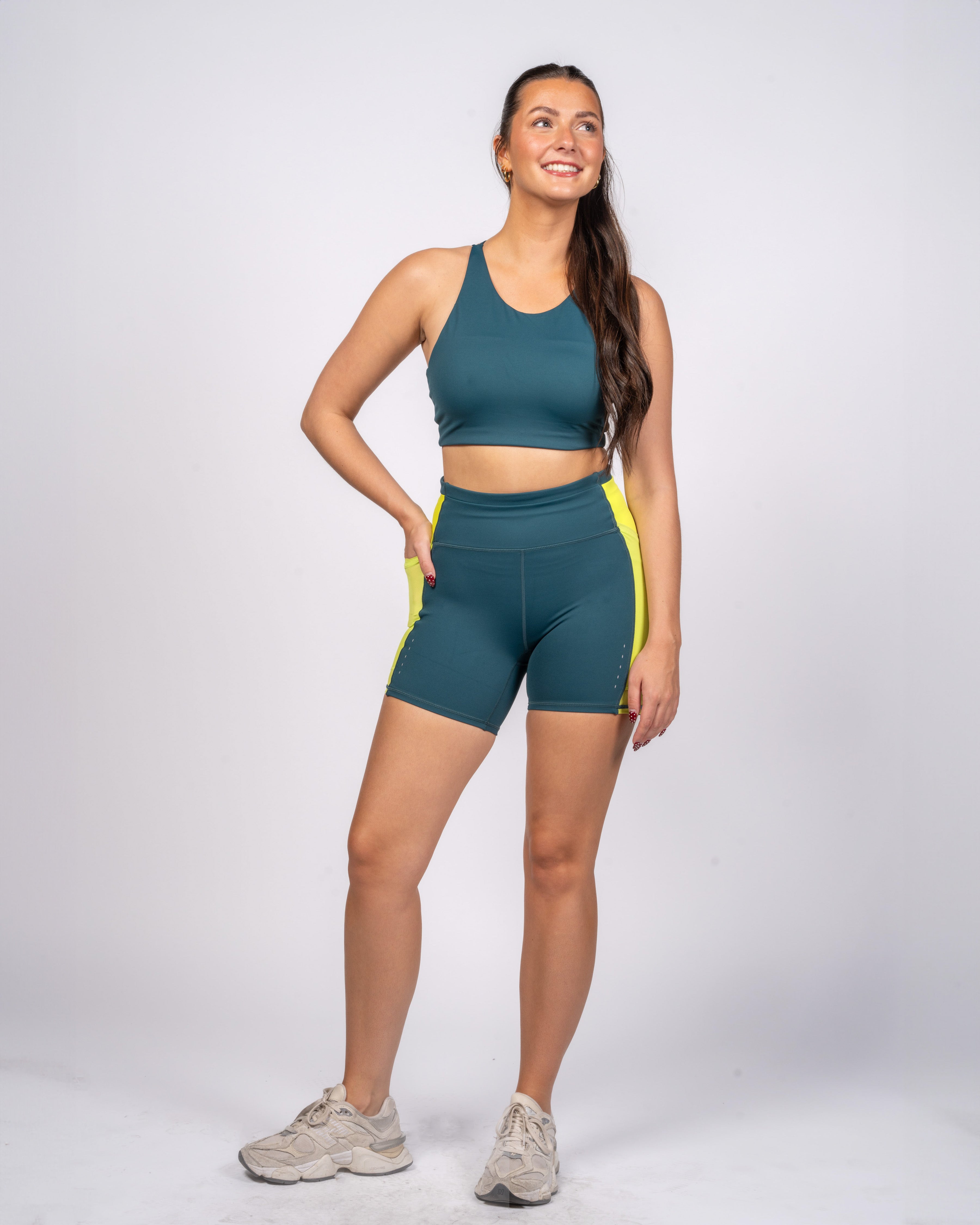 Lux Ultra Mesh Shorts (5 in. inseam) - Pacific/Margarita