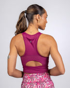 Malibu Crop Top  - Boysenberry