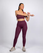Lux Streamline Legging (26 in.) - Plum/Boysenberry