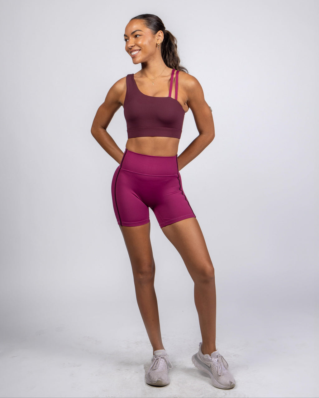 Lux Streamline Shorts (5 in.) - Plum/Boysenberry