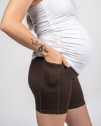 Maternity Rio Shorts (5 in. inseam) - Cocoa