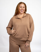 SoftForm Quarter Zip - Taupe