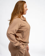 SoftForm Quarter Zip - Taupe