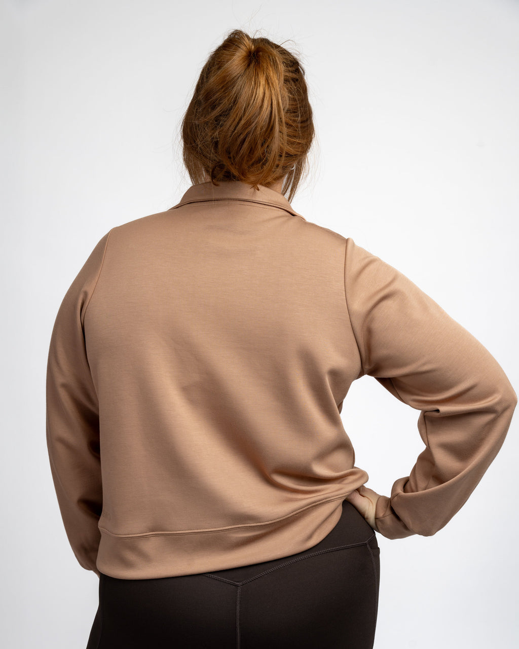 SoftForm Quarter Zip - Taupe