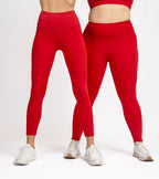 Skin High Waisted Vinyasa Leggings (Multi-Lengths) - Cherry