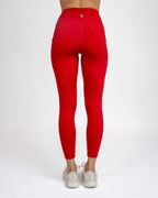 Skin High Waisted Vinyasa Leggings (Multi-Lengths) - Cherry