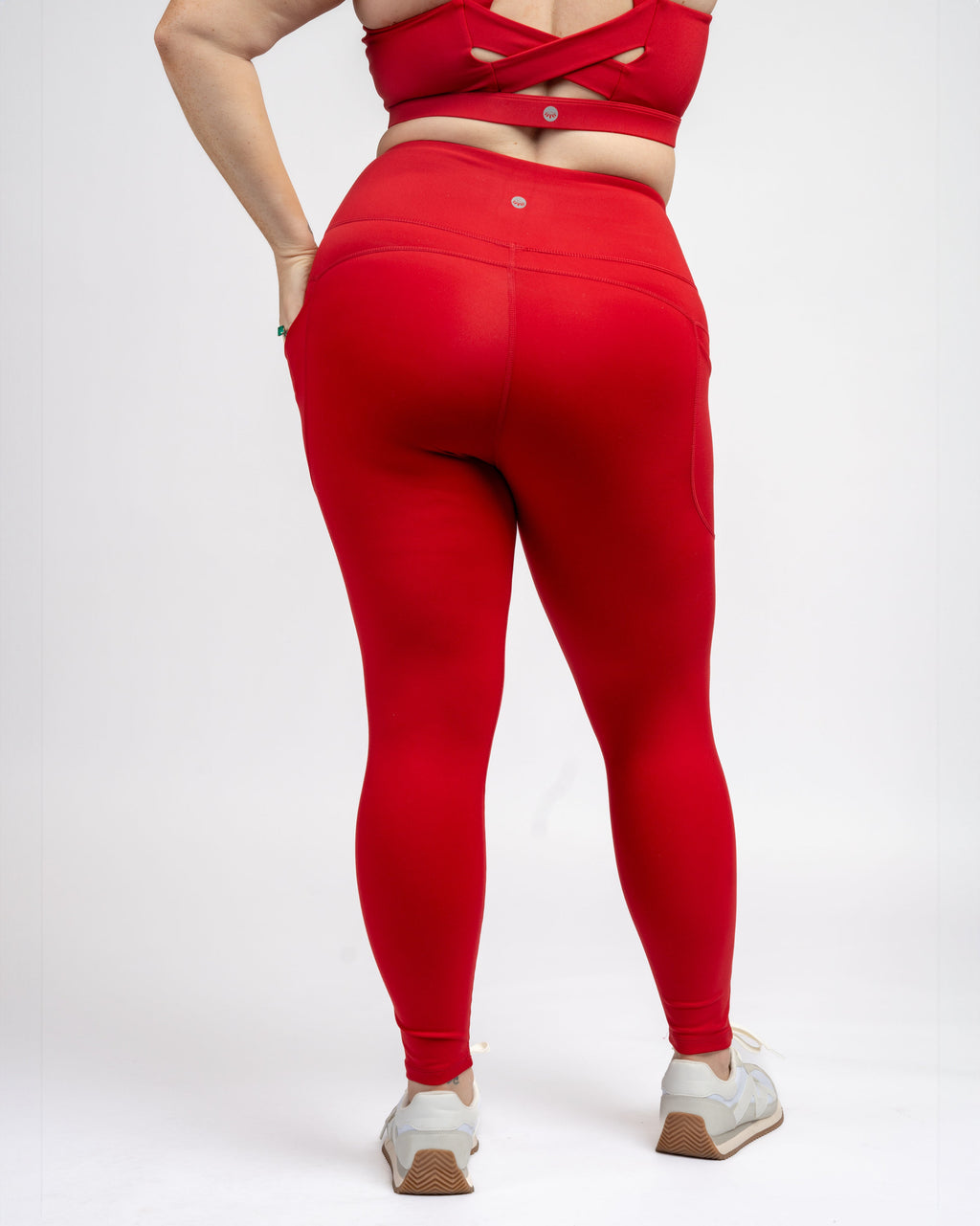 Skin High Waisted Vinyasa Leggings (Multi-Lengths) - Cherry