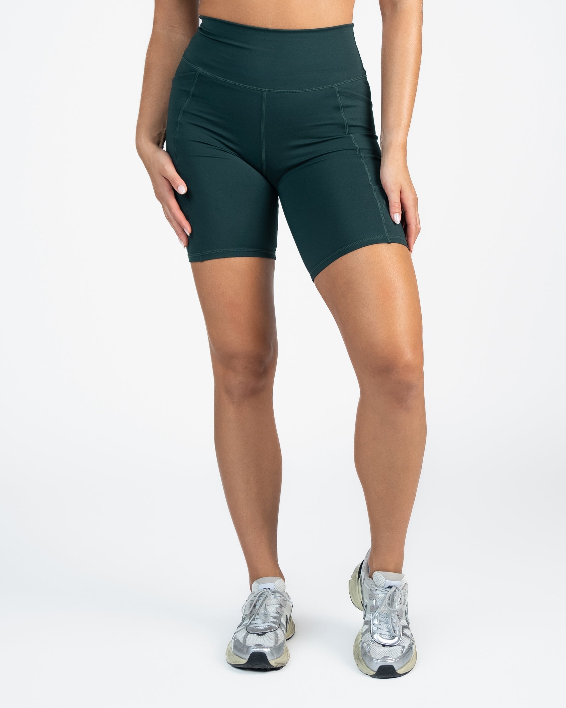 Skin Biker Shorts (8 in.) - Juniper - XS ONLY - FINAL SALE