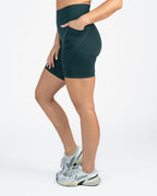 Skin Biker Shorts (8 in.) - Juniper - XS ONLY - FINAL SALE