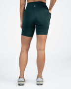 Skin Biker Shorts (8 in.) - Juniper - XS ONLY - FINAL SALE