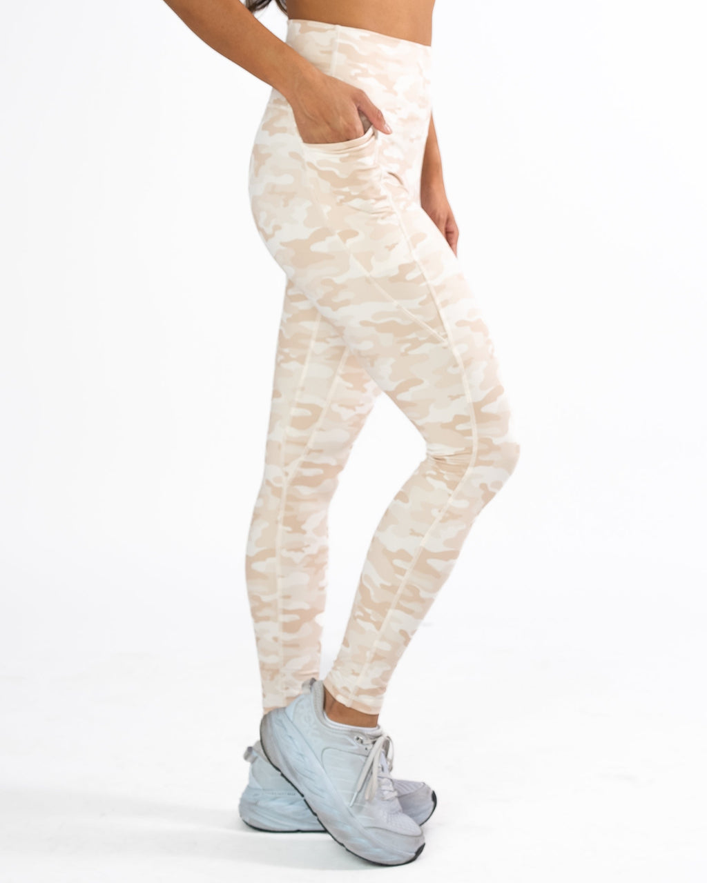 Shakti Leggings (27 in. inseam) - Latte Camo - FINAL SALE