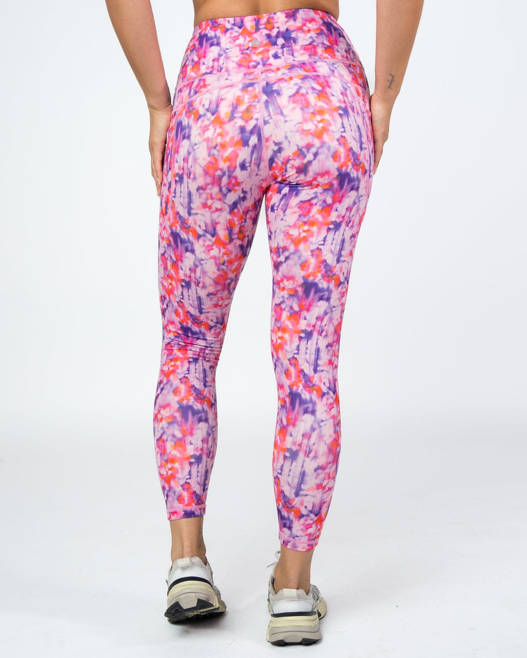 Skin High Waisted Vinyasa 7/8 Capris - Dreamweaver - FINAL SALE