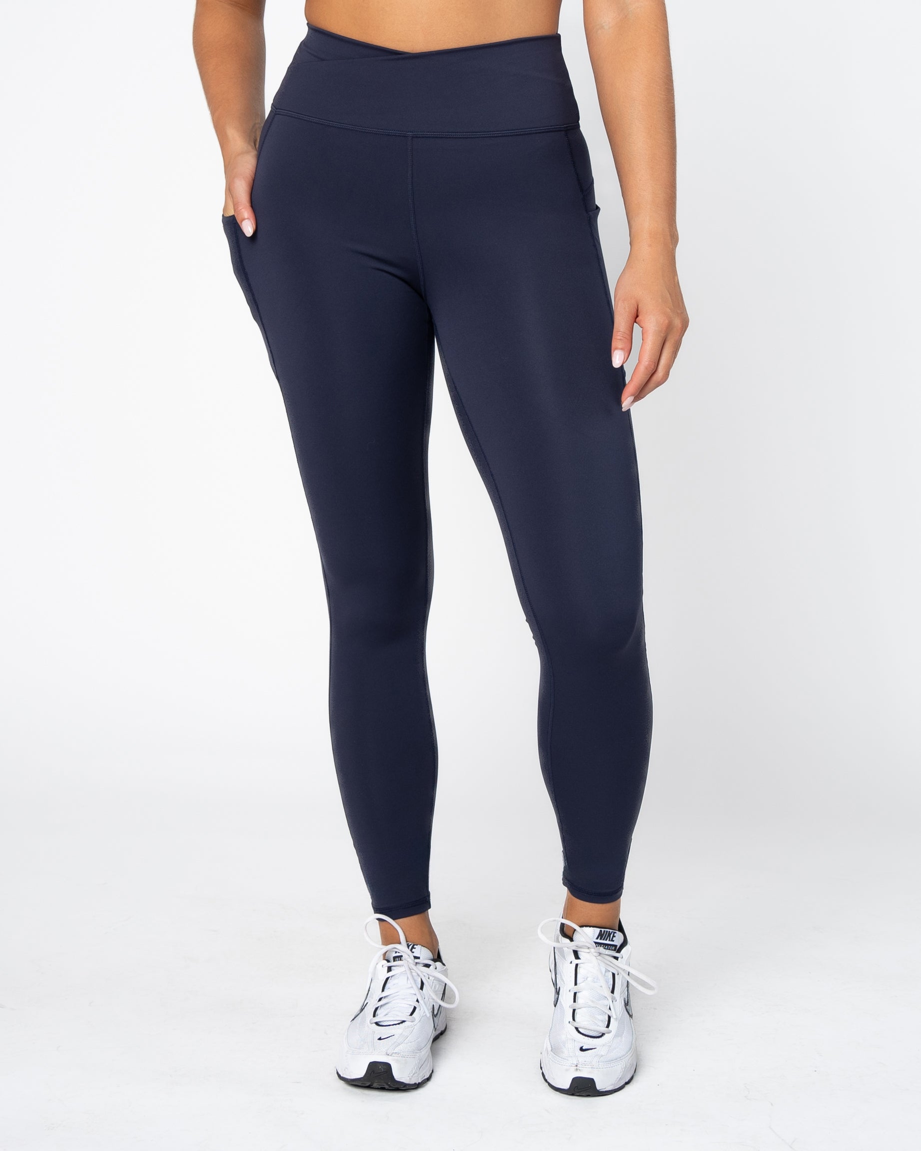 Skin Wrap Front Leggings - Bodega - M & XXL ONLY - FINAL SALE