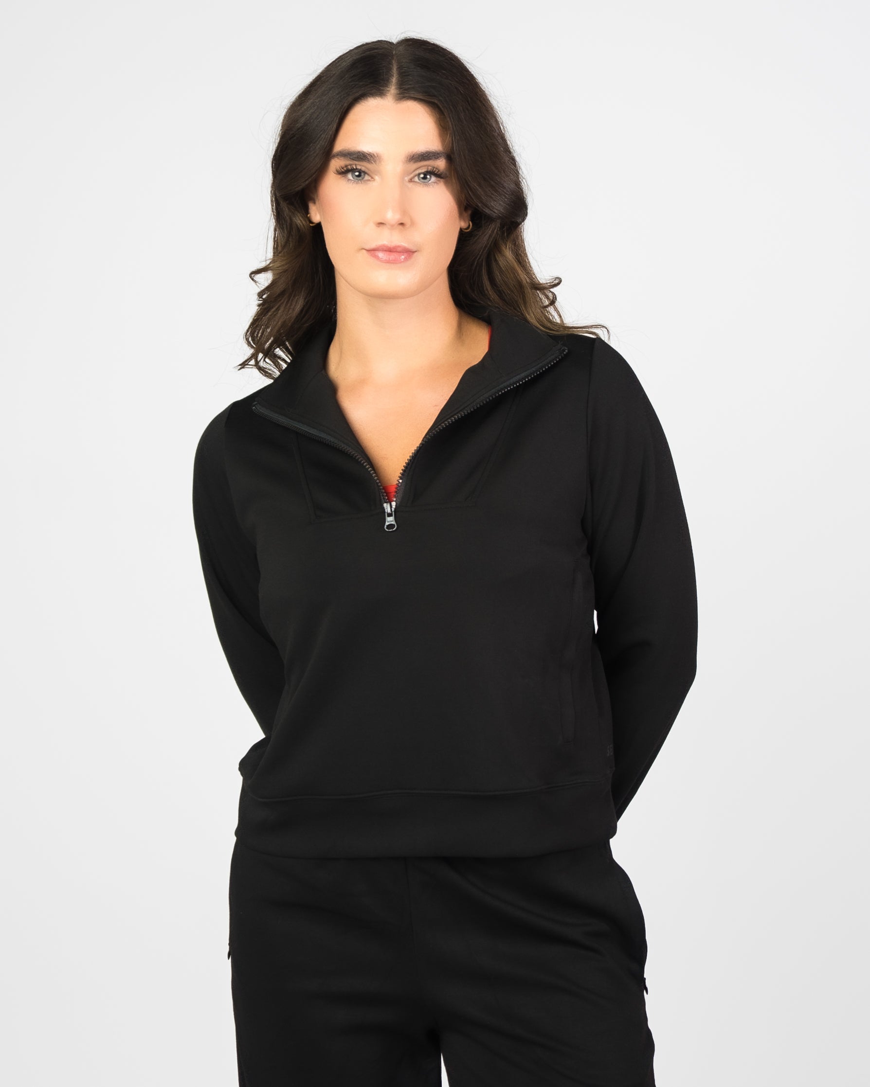 SoftForm Quarter Zip - Black