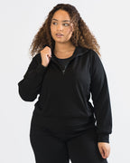 SoftForm Quarter Zip - Black