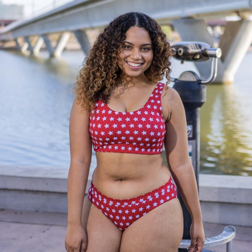 Sun City Bikini Bottoms - Cherry Stars - FINAL SALE