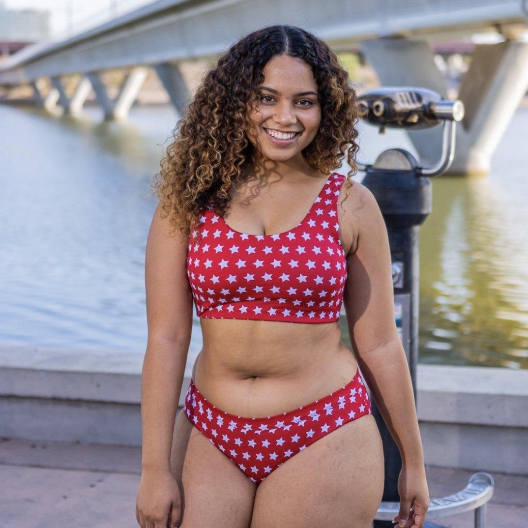 Sun City Bikini Bottoms - Cherry Stars - FINAL SALE