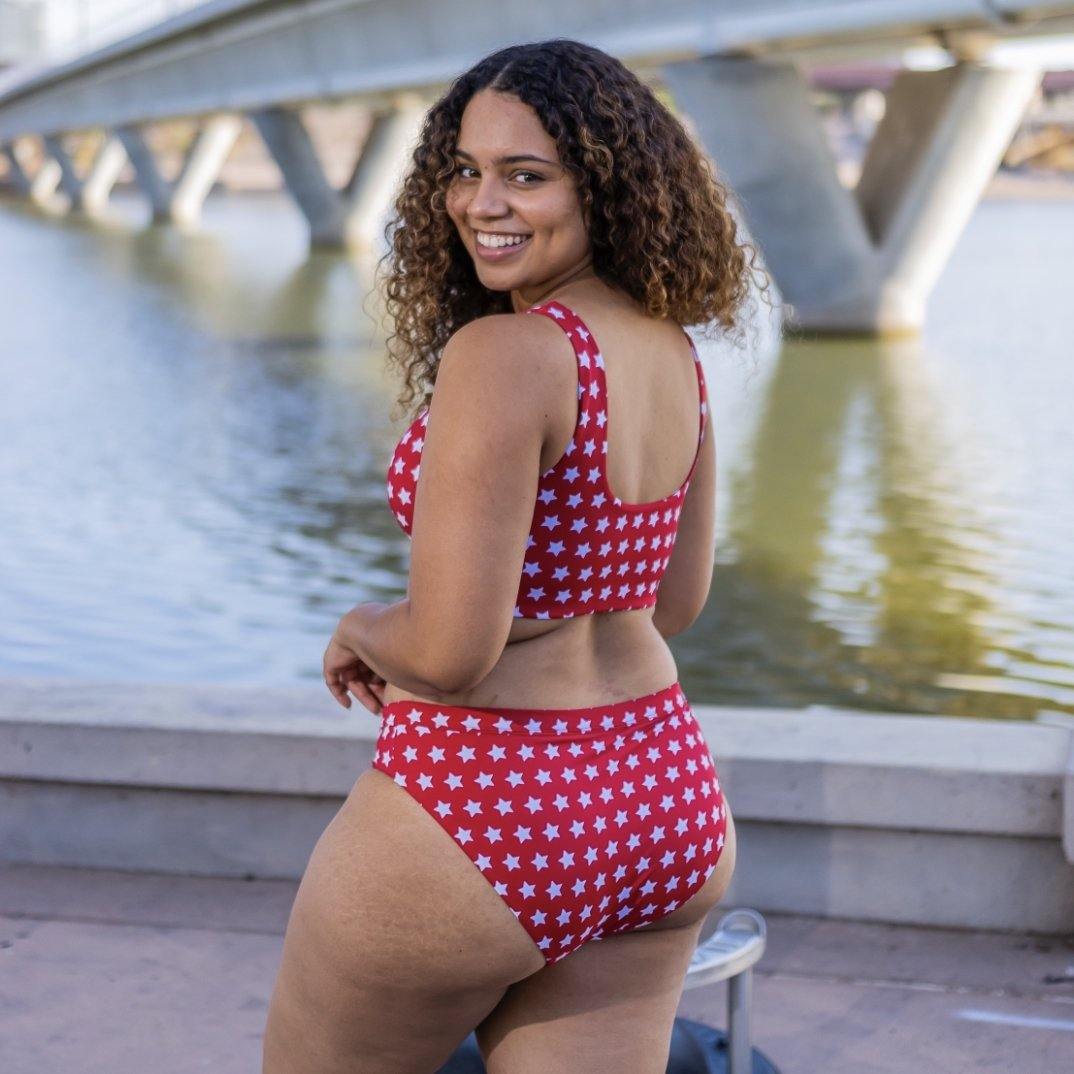 Sun City Bikini Bottoms - Cherry Stars - FINAL SALE