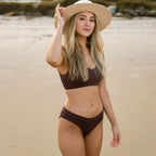 Sun City Bikini Bottoms - Fossil - XL & XXL ONLY - FINAL SALE