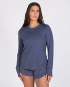 Sunny Days UPF Long Sleeve - Light Navy