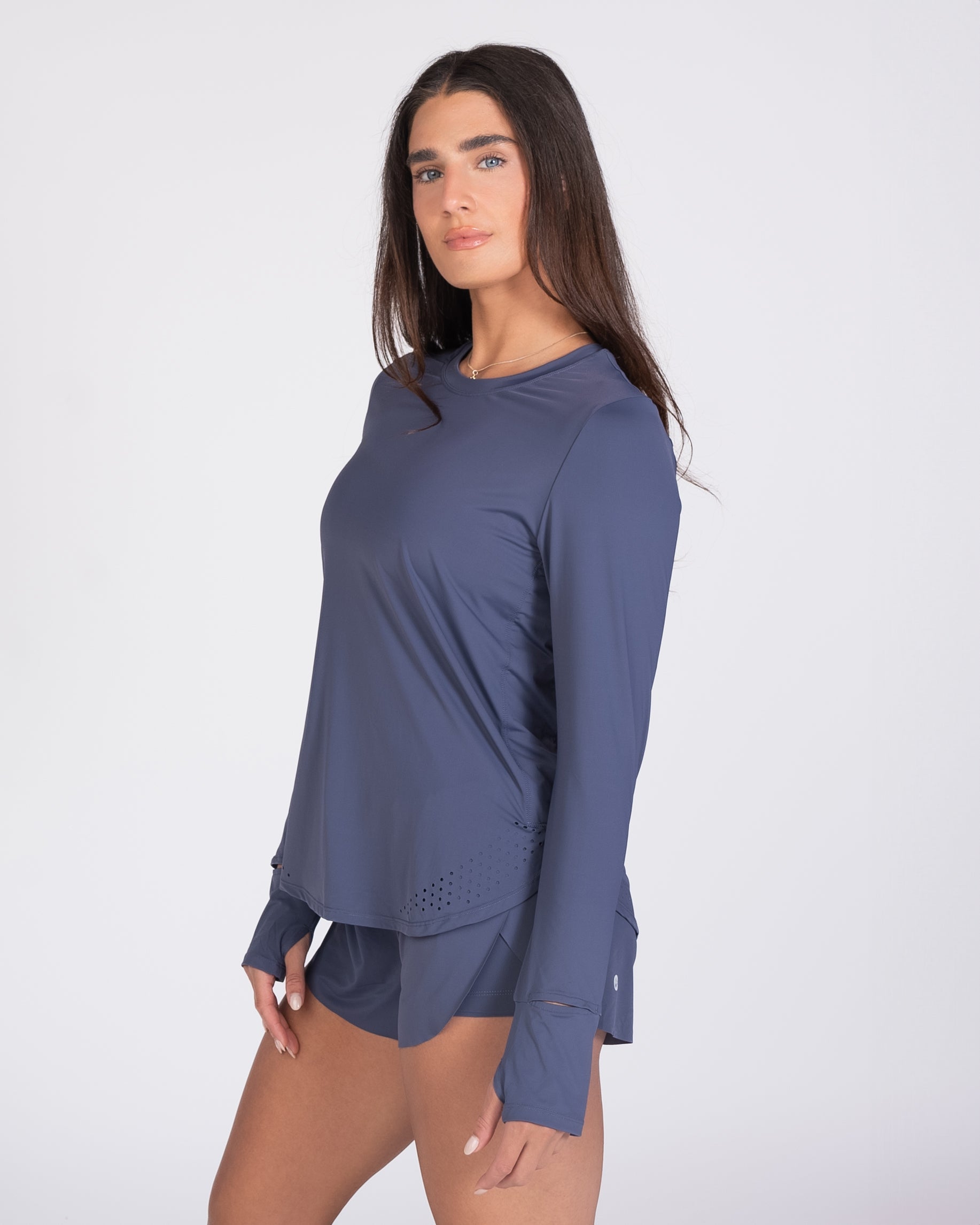 Sunny Days UPF Long Sleeve - Light Navy