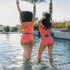 Tucson Bikini Bottoms - Coral - XL & XXL ONLY - FINAL SALE