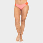 Tucson Bikini Bottoms - Coral & Poppy - FINAL SALE