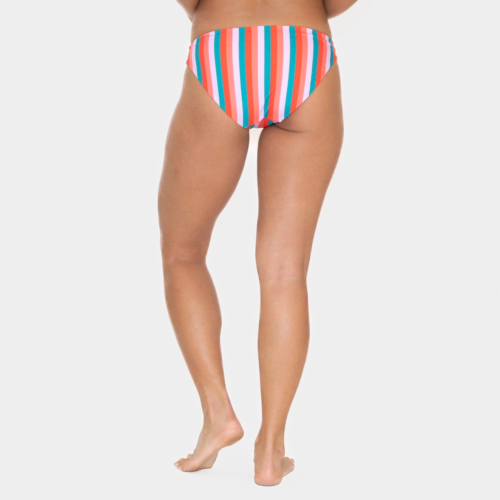 Tucson Bikini Bottoms - Sunny Day Stripes - XL & XXL ONLY - FINAL SALE