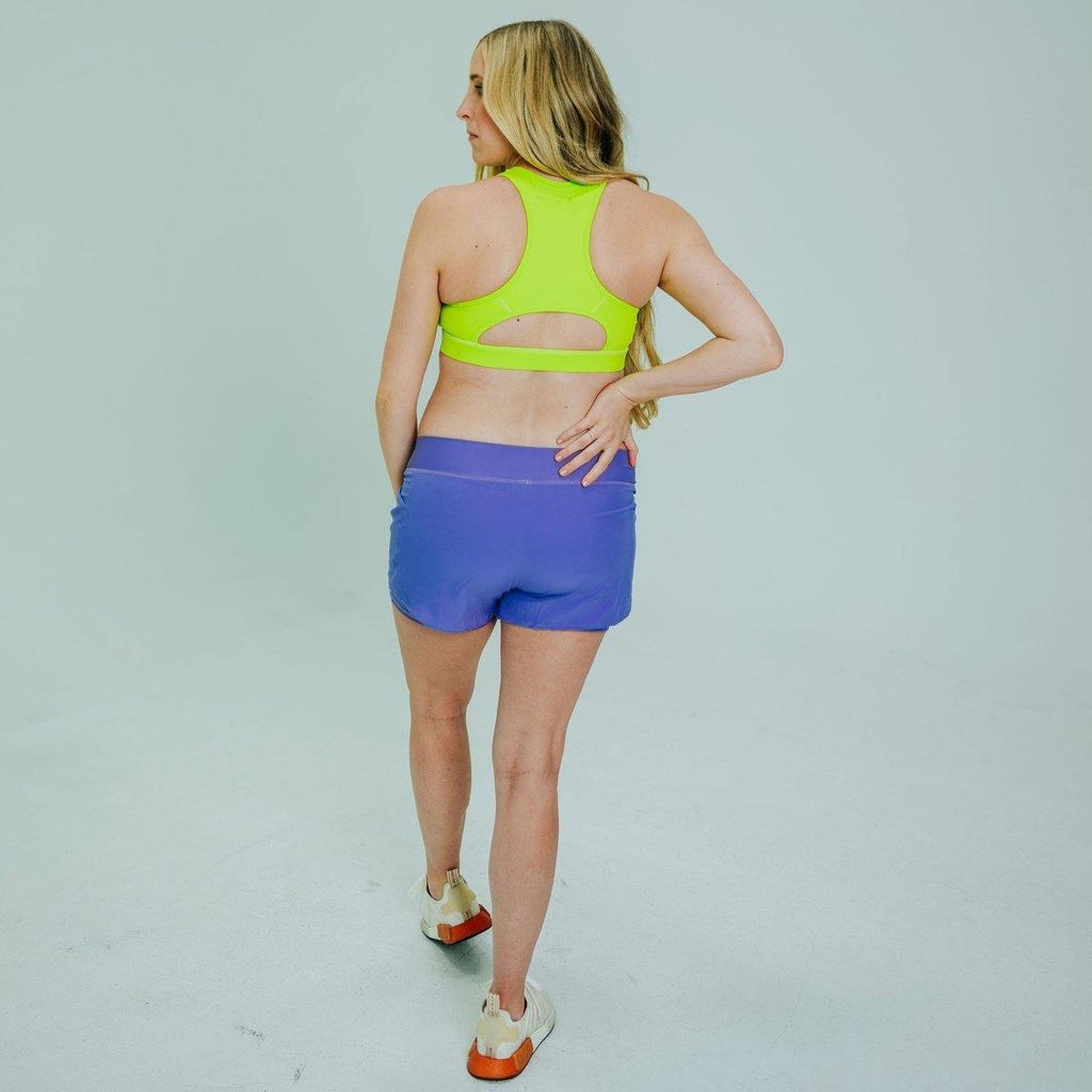 Under Panel Maternity Shorts - Iris - FINAL SALE