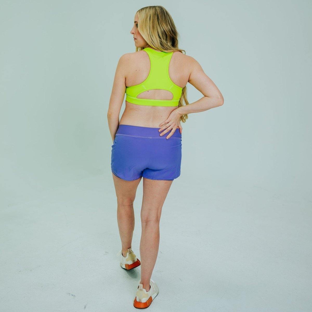 Under Panel Maternity Shorts - Iris - FINAL SALE