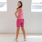 Youth Biker Shorts - Uptown Pink - FINAL SALE