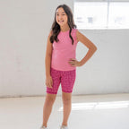 Youth Biker Shorts - Uptown Pink - FINAL SALE