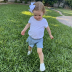 Youth Camp Shorts - Steel Blue - FINAL SALE