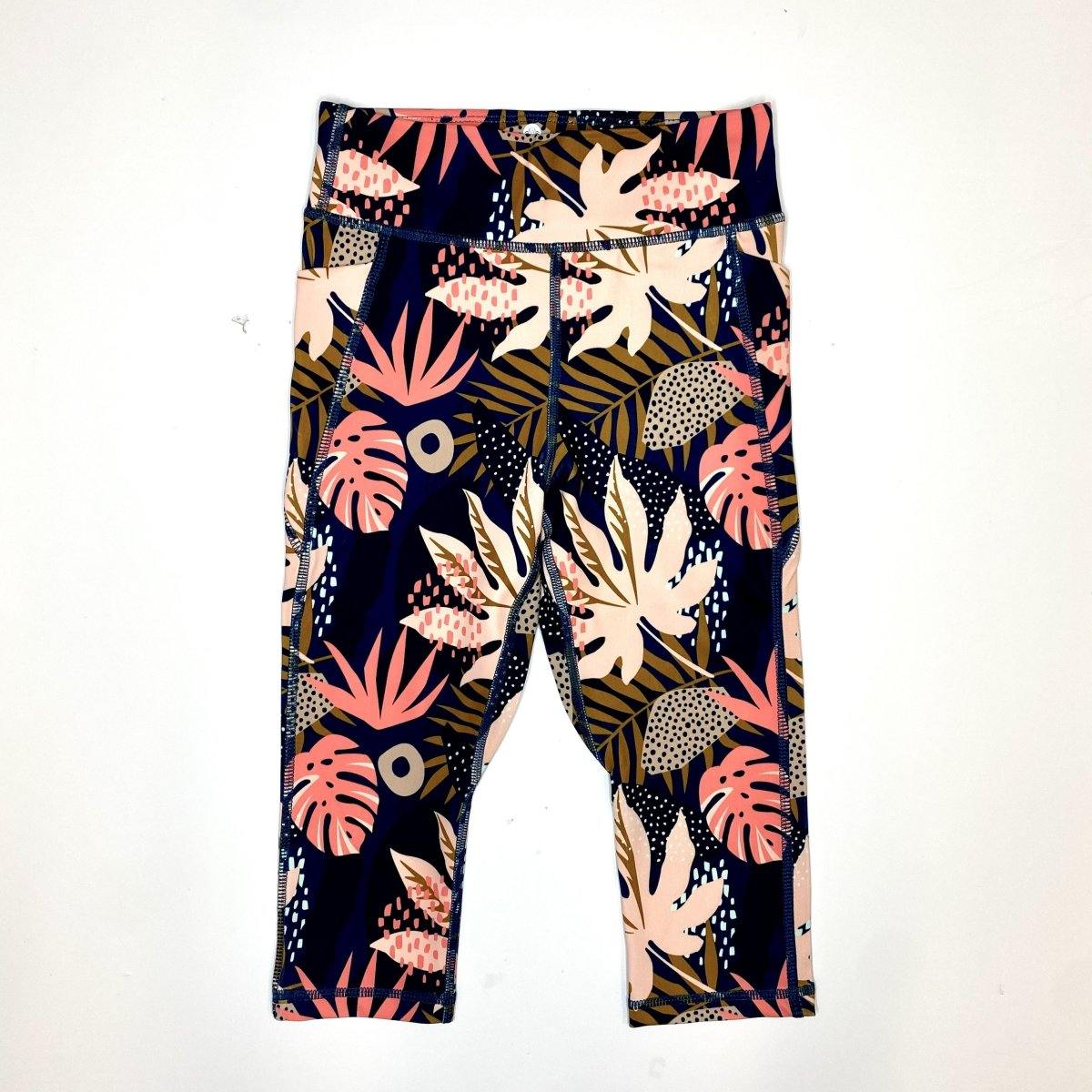 Youth Racer Capris - Island - 3T ONLY - FINAL SALE